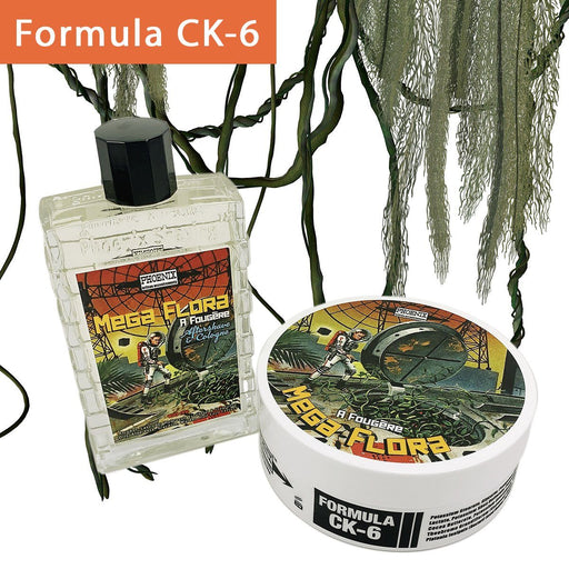 Mega Flora Artisan Shaving Soap & Aftershave Cologne Bundle | Ultra Premium CK-6 Formula | An Epic Green, Serene, Smoother Take On Fougère - Phoenix Artisan Accoutrements