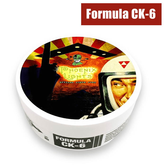 Phoenix Lights Artisan Shaving Soap | Ultra Premium CK-6 Formula | Musky, Masculine, Memorable | 4 Oz - Phoenix Artisan Accoutrements