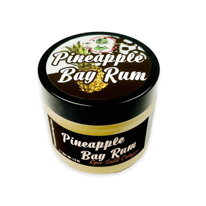 Pineapple Bay Rum Solid Cologne | Contains Prickly Pear Oil | A Classic Summer Bay Rum! - Phoenix Artisan Accoutrements