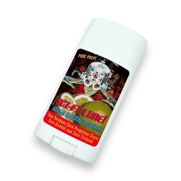 Sci-Fi Lime Natural Deodorant | Sport Strength | Invigorating, Uplifting & Energetic! - Phoenix Artisan Accoutrements