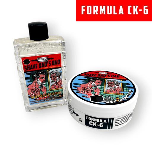 Shave Dad's Dad Artisan Shave Soap & Aftershave Bundle | Ultra Premium CK-6 Formula | A Collaboration Between Phoenix Shaving & Shave Dad! - Phoenix Artisan Accoutrements