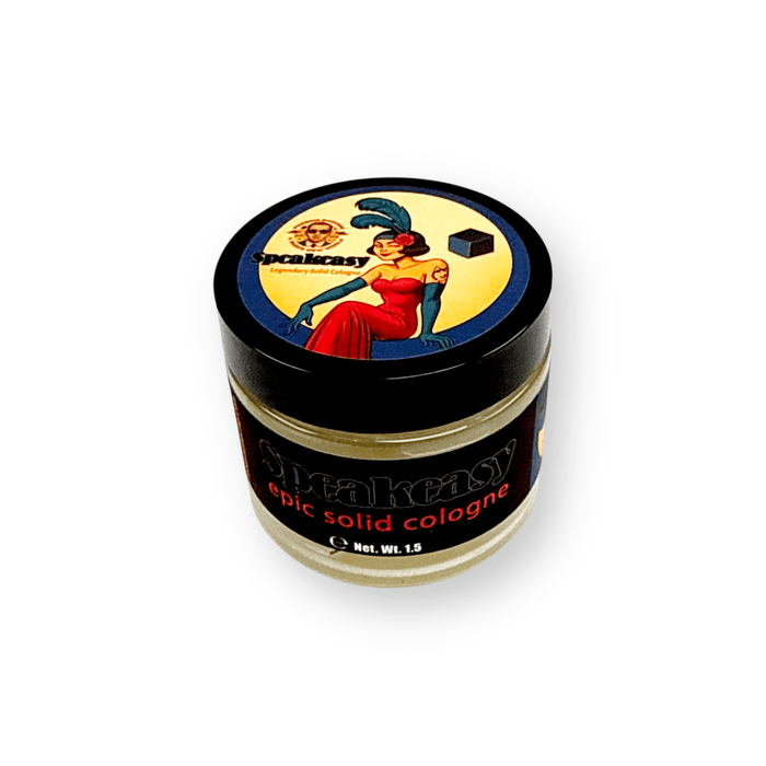 Speakeasy Solid Cologne | Contains Prickly Pear Oil | Unmistakably Classic! - Phoenix Artisan Accoutrements
