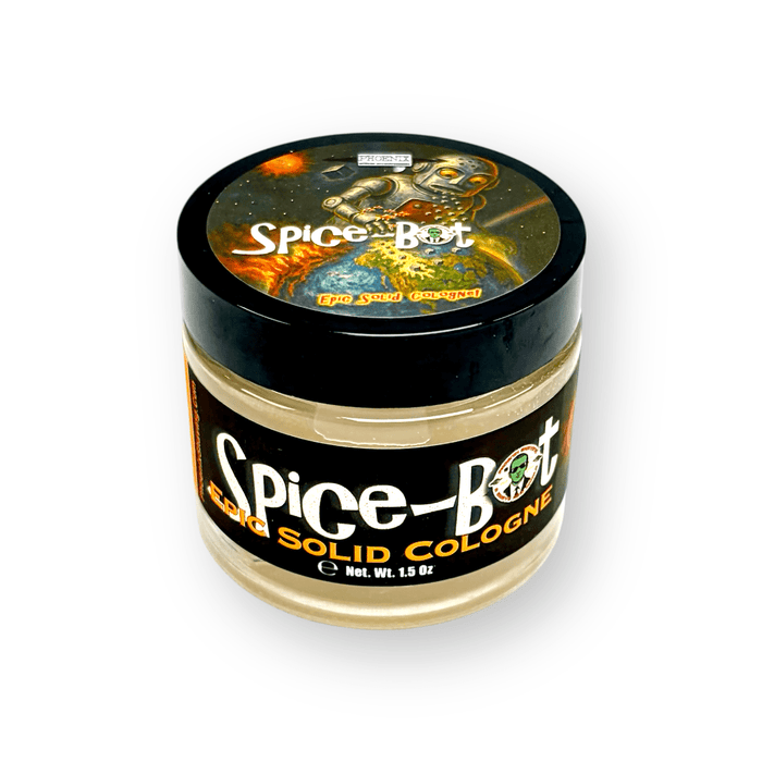 Spice Bot Solid Cologne | Contains Prickly Pear Oil | Bold, Deep & A Little Extreme! - Phoenix Artisan Accoutrements