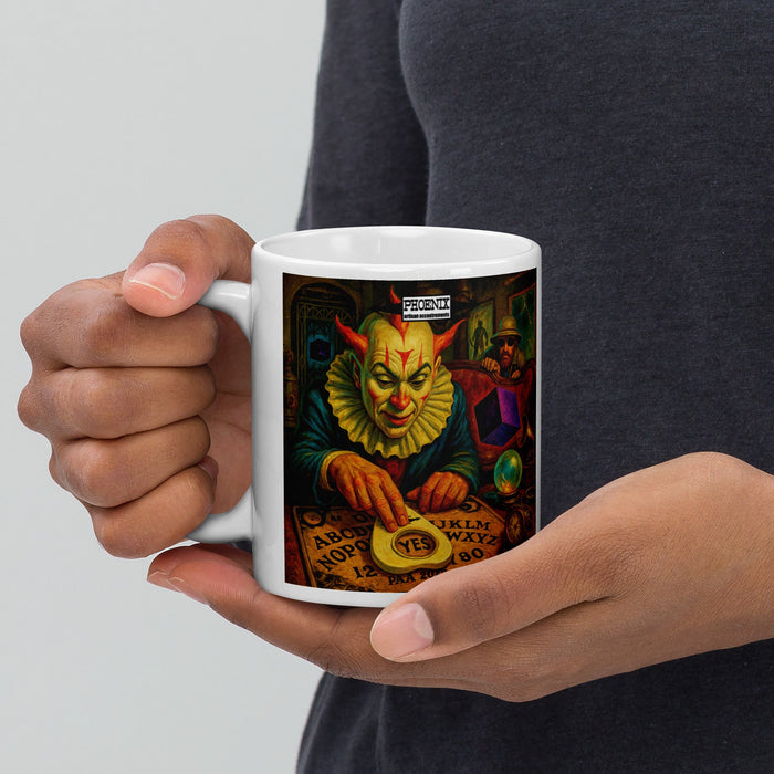 THE 2025 COLLECTIBLE CLOWN FRUIT MUG | Glossy Classic Diner Mug | 3 Size Options! - Phoenix Artisan Accoutrements