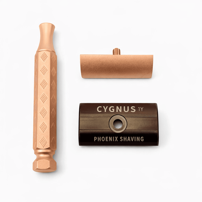 The CYGNUS Razor | Raw, Matte Finished Copper & Acetal Hybrid | Made In The USA - Phoenix Artisan Accoutrements