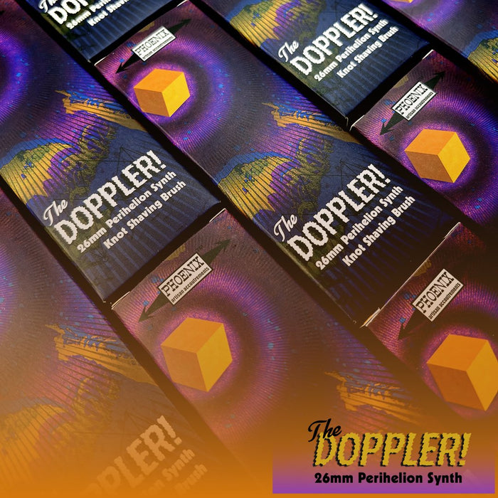 The Doppler | 26mm Perihelion Hybrid Synth Brush | New/Retro Shave Tech! - Phoenix Artisan Accoutrements