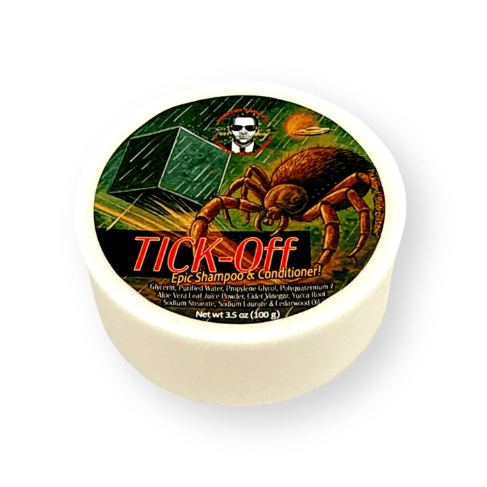 TICK OFF! Conditioning Shampoo Puck | With Pure Cedarwood Oil! - Phoenix Artisan Accoutrements