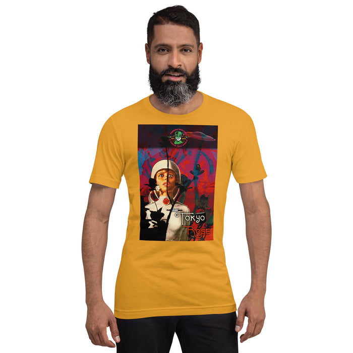 Tokyo Rose EPIC Unisex T-shirt | Design 2 - Phoenix Artisan Accoutrements