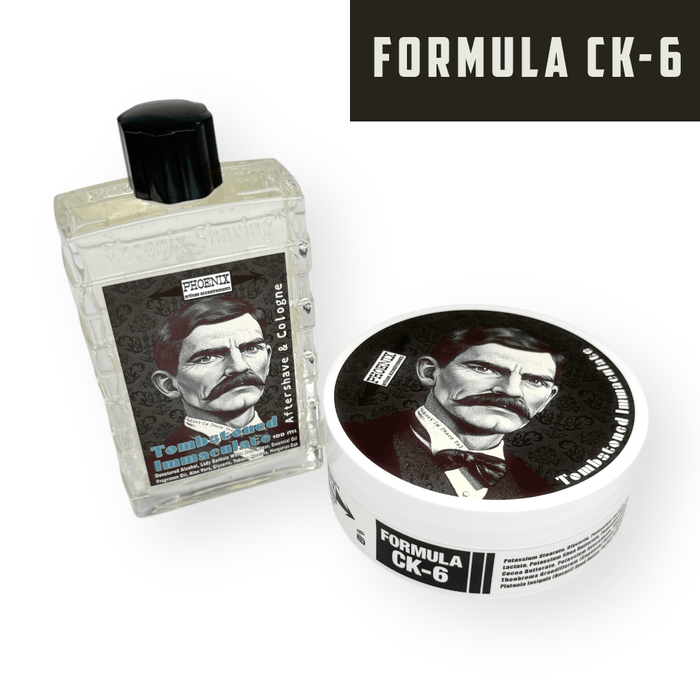Tombstoned Immaculate Artisan Shave Soap & Aftershave/Cologne Bundle | Secret Menu Mash-Up Soap! | Ultra Premium CK 6 Formula - Phoenix Artisan Accoutrements