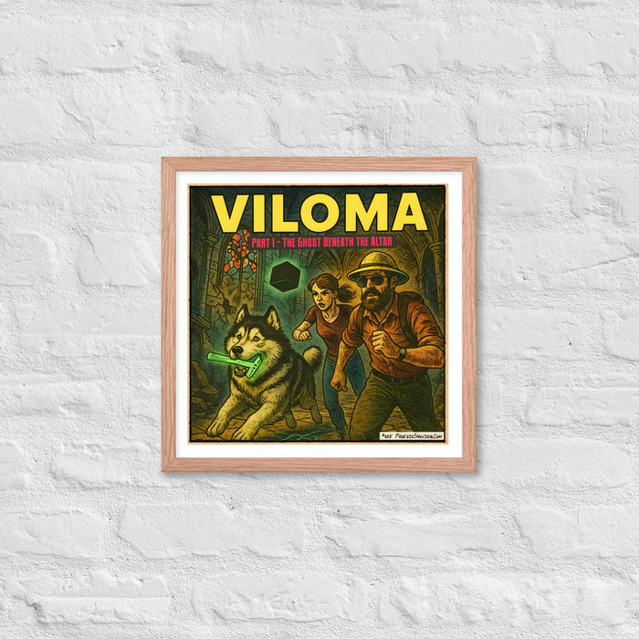VILOMA: Part 1 - The Ghost Beneath the Altar Comic Art Framed Print | Multiple Sizes! - Phoenix Artisan Accoutrements