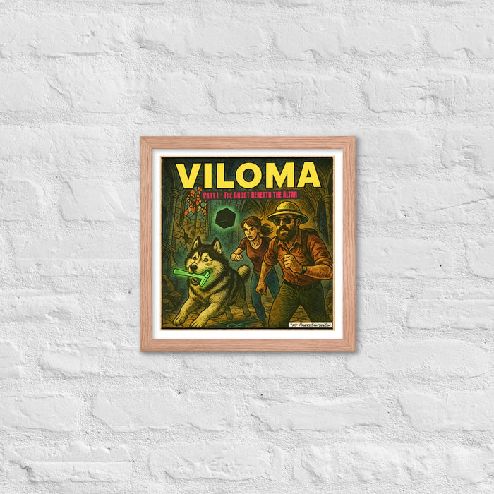 VILOMA: Part 1 - The Ghost Beneath the Altar Comic Art Framed Print | Multiple Sizes! - Phoenix Artisan Accoutrements