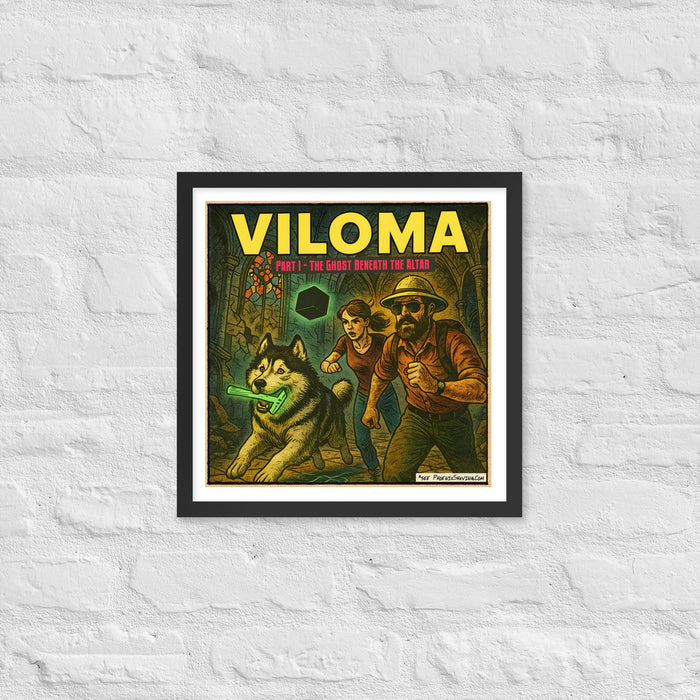 VILOMA: Part 1 - The Ghost Beneath the Altar Comic Art Framed Print | Multiple Sizes! - Phoenix Artisan Accoutrements