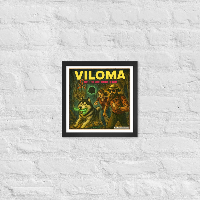 VILOMA: Part 1 - The Ghost Beneath the Altar Comic Art Framed Print | Multiple Sizes! - Phoenix Artisan Accoutrements