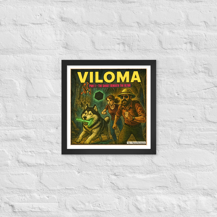 VILOMA: Part 1 - The Ghost Beneath the Altar Comic Art Framed Print | Multiple Sizes! - Phoenix Artisan Accoutrements
