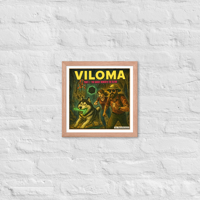 VILOMA: Part 1 - The Ghost Beneath the Altar Comic Art Framed Print | Multiple Sizes! - Phoenix Artisan Accoutrements