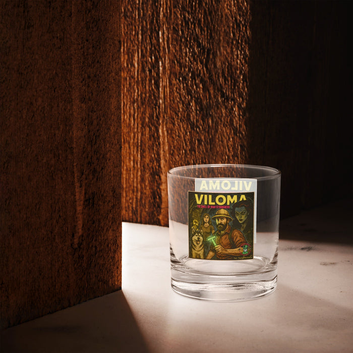 VILOMA: The Discovery & The Summoning Comic Art Rocks Glass | Made In The USA - Phoenix Artisan Accoutrements