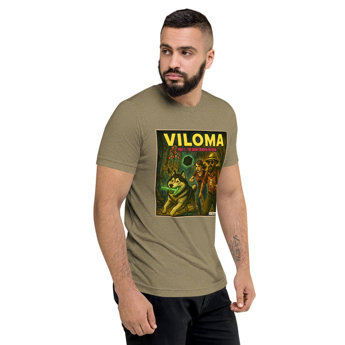 VILOMA: The Ghost Beneath the Altar Comic Art T-shirt | DB Logo on Back! - Phoenix Shaving