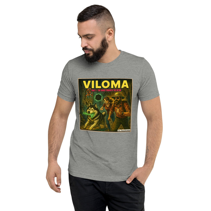 VILOMA: The Ghost Beneath the Altar Comic Art T-shirt | DB Logo on Back! - Phoenix Shaving