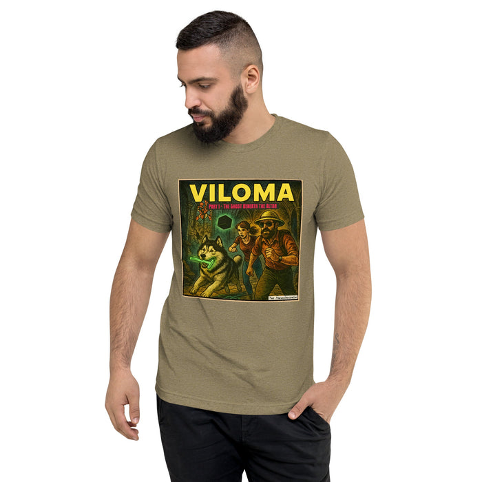 VILOMA: The Ghost Beneath the Altar Comic Art T-shirt | DB Logo on Back! - Phoenix Shaving