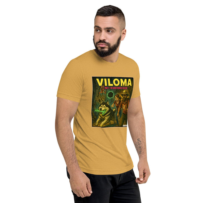 VILOMA: The Ghost Beneath the Altar Comic Art T-shirt | DB Logo on Back! - Phoenix Shaving