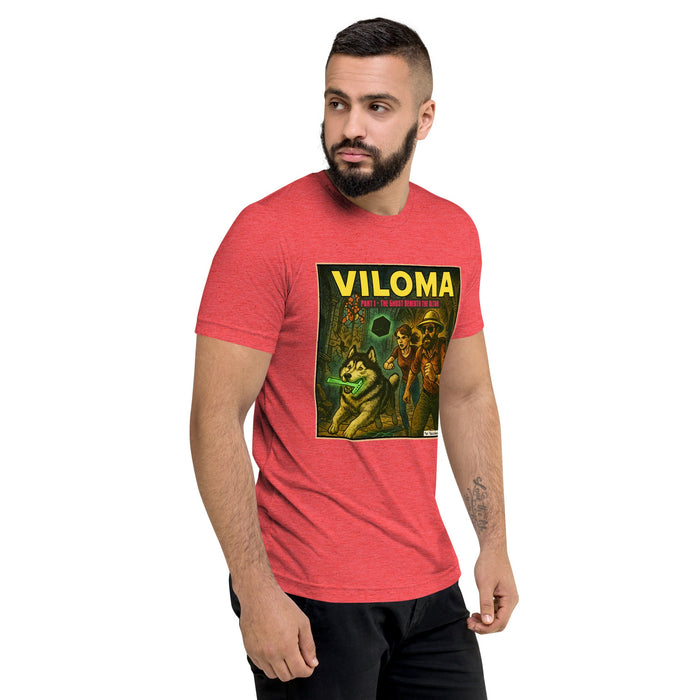 VILOMA: The Ghost Beneath the Altar Comic Art T-shirt | DB Logo on Back! - Phoenix Shaving
