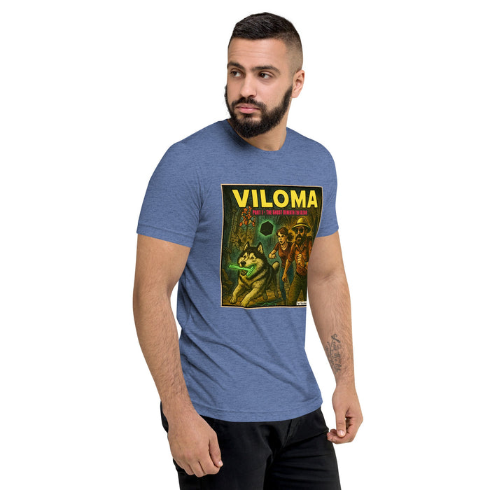 VILOMA: The Ghost Beneath the Altar Comic Art T-shirt | DB Logo on Back! - Phoenix Shaving