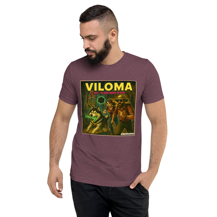 VILOMA: The Ghost Beneath the Altar Comic Art T-shirt | DB Logo on Back! - Phoenix Artisan Accoutrements