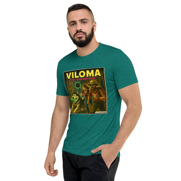 VILOMA: The Ghost Beneath the Altar Comic Art T-shirt | DB Logo on Back! - Phoenix Artisan Accoutrements
