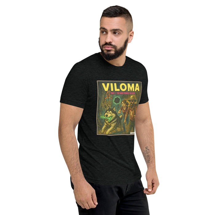 VILOMA: The Ghost Beneath the Altar Comic Art T-shirt | DB Logo on Back! - Phoenix Artisan Accoutrements