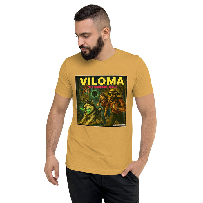 VILOMA: The Ghost Beneath the Altar Comic Art T-shirt | DB Logo on Back! - Phoenix Shaving