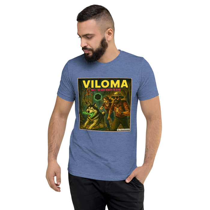VILOMA: The Ghost Beneath the Altar Comic Art T-shirt | DB Logo on Back! - Phoenix Shaving