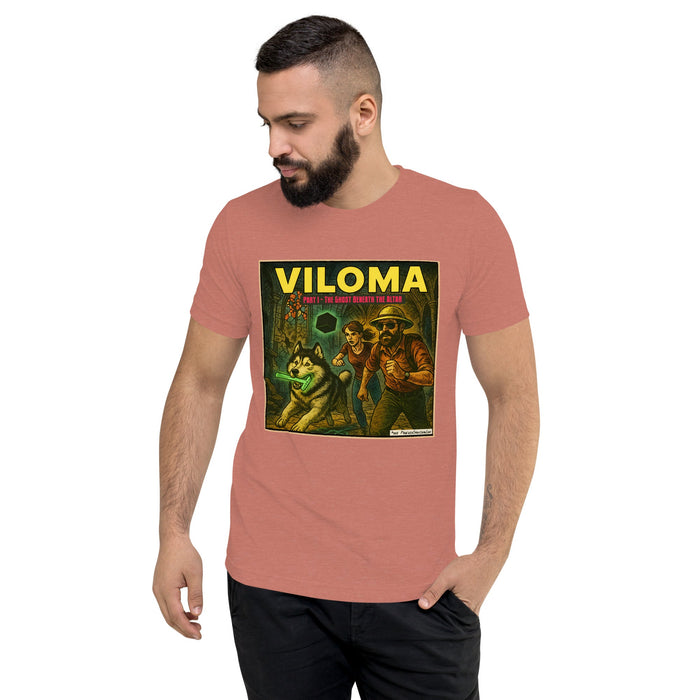 VILOMA: The Ghost Beneath the Altar Comic Art T-shirt | DB Logo on Back! - Phoenix Shaving