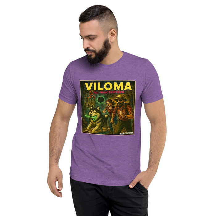 VILOMA: The Ghost Beneath the Altar Comic Art T-shirt | DB Logo on Back! - Phoenix Shaving