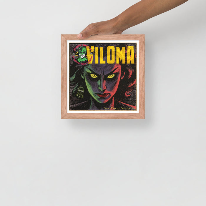 VILOMA: The Stare of Maria Orsic Framed Comic Print | Multiple Sizes! - Phoenix Artisan Accoutrements