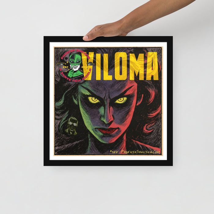 VILOMA: The Stare of Maria Orsic Framed Comic Print | Multiple Sizes! - Phoenix Artisan Accoutrements