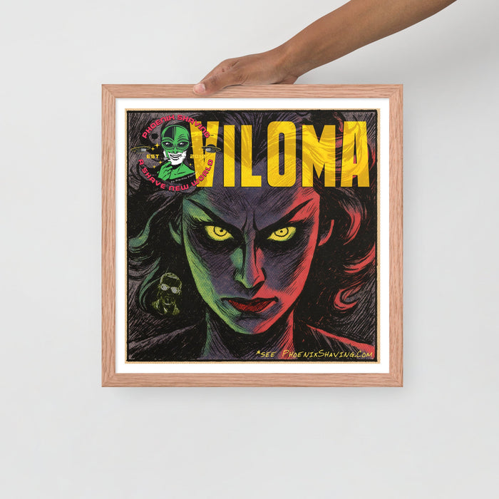 VILOMA: The Stare of Maria Orsic Framed Comic Print | Multiple Sizes! - Phoenix Artisan Accoutrements