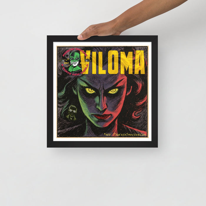VILOMA: The Stare of Maria Orsic Framed Comic Print | Multiple Sizes! - Phoenix Artisan Accoutrements