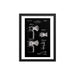 Vintage Automatic Shaving Brush Elegant Black Patent Drawing | 1954 - Phoenix Artisan Accoutrements