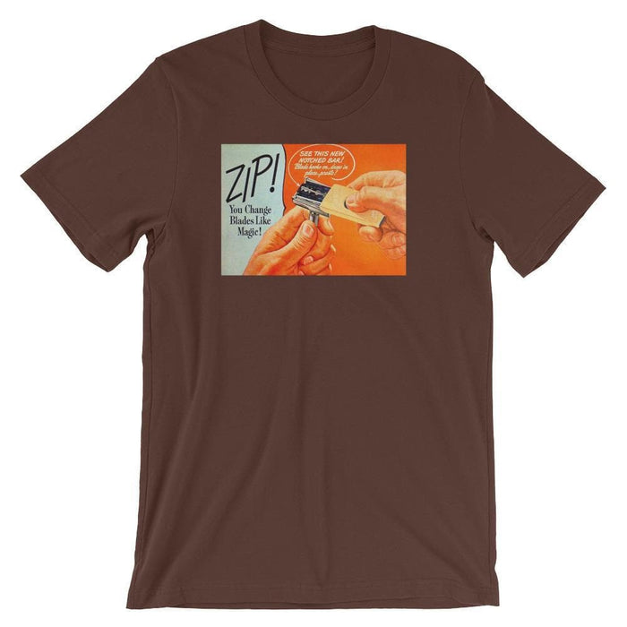 Vintage Blade Advert Short-Sleeve Unisex T-Shirt - Phoenix Artisan Accoutrements