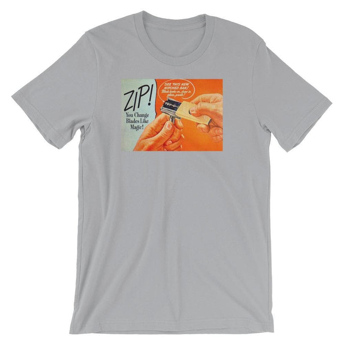 Vintage Blade Advert Short-Sleeve Unisex T-Shirt - Phoenix Artisan Accoutrements
