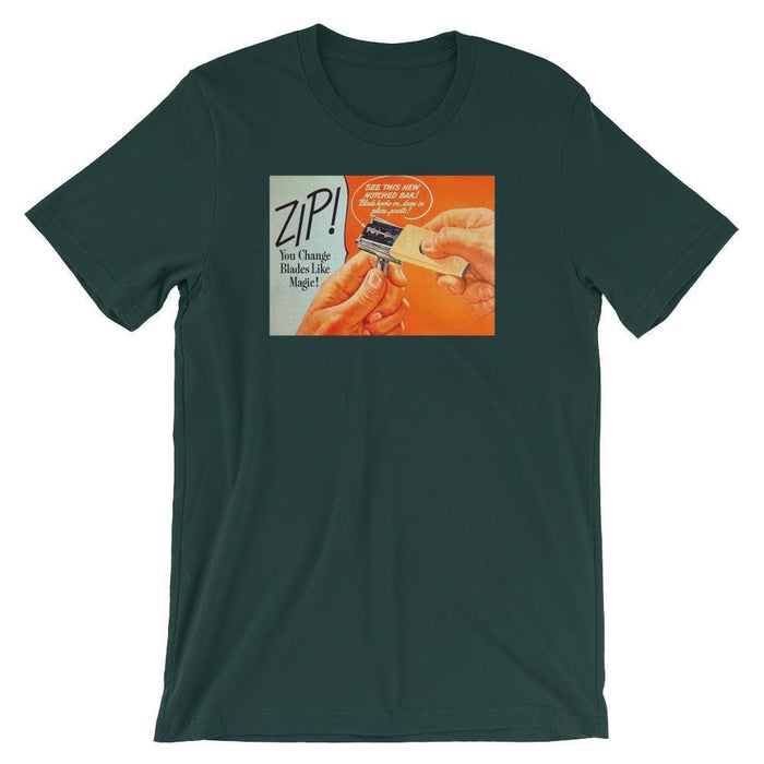 Vintage Blade Advert Short-Sleeve Unisex T-Shirt - Phoenix Artisan Accoutrements