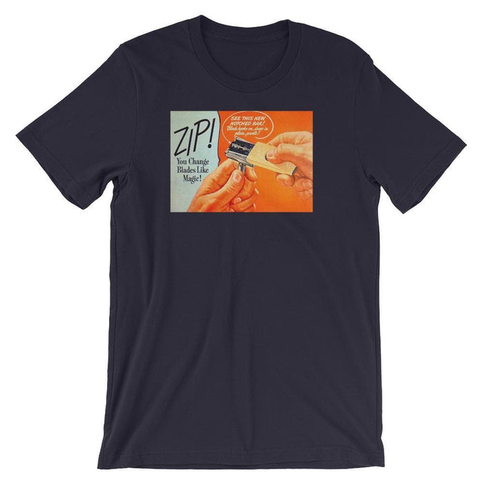 Vintage Blade Advert Short-Sleeve Unisex T-Shirt - Phoenix Artisan Accoutrements
