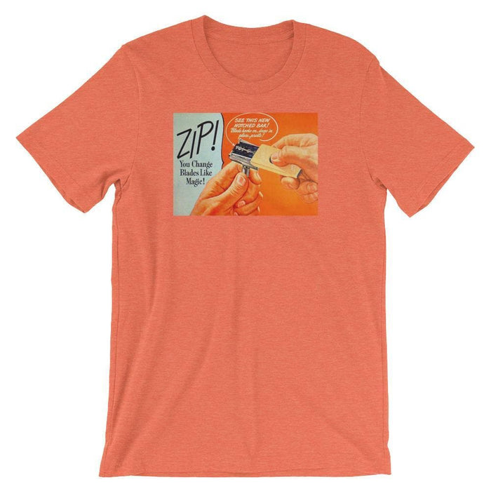 Vintage Blade Advert Short-Sleeve Unisex T-Shirt - Phoenix Artisan Accoutrements