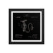 Vintage Davidson Safety Razor Elegant Black Patent Drawing Framed Print - Phoenix Artisan Accoutrements