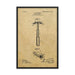 Vintage "Folding Head" Safety Razor Patent Drawing Framed Print - Phoenix Artisan Accoutrements