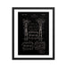 Vintage Gillette TTO Patent Drawing 1935 Elegant Black Framed Print - Phoenix Artisan Accoutrements