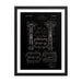 Vintage Gillette TTO Patent Drawing 1935 Elegant Black Framed Print - Phoenix Artisan Accoutrements