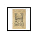 Vintage Gillette TTO Safety Razor Patent Drawing Framed Print - Phoenix Artisan Accoutrements