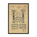 Vintage Gillette TTO Safety Razor Patent Drawing Framed Print - Phoenix Artisan Accoutrements