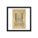 Vintage Gillette TTO Safety Razor Patent Drawing Framed Print - Phoenix Artisan Accoutrements